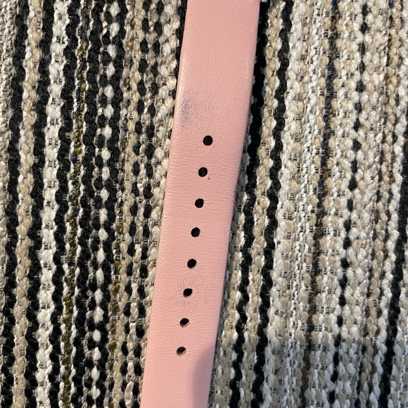 Pink women’s Coach leather band watch with crystal accents 👀 - Picture 5 of 8